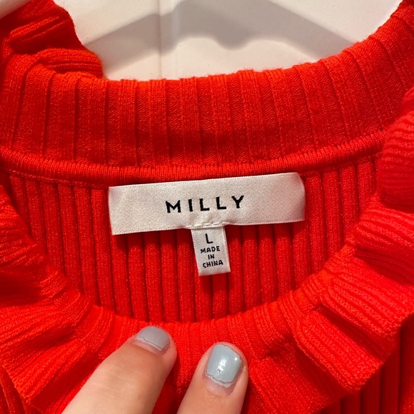 Milly Ruffle Edge Rubbed Tank - Picture 3 of 5